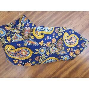 Diva Tie Blue Mens Silk Designer Made in Italy Silk